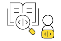 Webサイトの保守・メンテナンス作業を表すアイコン
